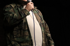 Julio Diaz taking the stage at Star Stand Up Comedy Show hosted by the Broadway Comedy Club on 25 Jan 2022 located at 318 W. 53rd St New York, NY 10019.