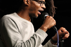 Michael Anthony Scott taking the stage at Star Stand Up Comedy Show hosted by the Broadway Comedy Club on 25 Jan 2022 located at 318 W. 53rd St New York, NY 10019.