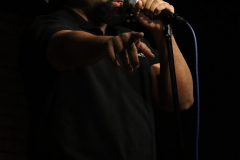 Davíd Roque taking the stage at Star Stand Up Comedy Show hosted by the Broadway Comedy Club on 25 Jan 2022 located at 318 W. 53rd St New York, NY 10019.