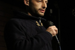 Marlon Meyer taking the stage at Star Stand Up Comedy Show hosted by the Broadway Comedy Club on 25 Jan 2022 located at 318 W. 53rd St New York, NY 10019.