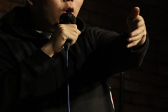 Brian Kim taking the stage at the Star Stand Up Comedy Show hosted by the Broadway Comedy Club on 25 Jan 2022 located at 318 W. 53rd St New York, NY 10019.