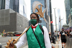 New York,    N.Y. Comic Con 2021 returned this year after a one year absence due to Covid. Attendees came back to enjoy guest speakers and celebrity panel discussions.
