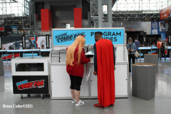 New York,    N.Y. Comic Con 2021 returned this year after a one year absence due to Covid. Attendees came back to enjoy guest speakers and celebrity panel discussions.
