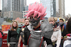 New York,    N.Y. Comic Con 2021 returned this year after a one year absence due to Covid. Attendees came back to enjoy guest speakers and celebrity panel discussions.