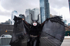 Fans go to the COMCON at the Javits center in Manhattan, NYC after a one year hiatus due to COVID. An estimated 100,000 attendees from all over the US and world have come to adorn their favorite characters and get up-to-date on their favorite COMCON interests. (C) Bianca Otero. October 09, 2021