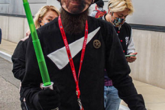 Fans go to the COMCON at the Javits center in Manhattan, NYC after a one year hiatus due to COVID. An estimated 100,000 attendees from all over the US and world have come to adorn their favorite characters and get up-to-date on their favorite COMCON interests. (C) Bianca Otero. October 09, 2021