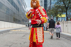 Fans go to the COMCON at the Javits center in Manhattan, NYC after a one year hiatus due to COVID. An estimated 100,000 attendees from all over the US and world have come to adorn their favorite characters and get up-to-date on their favorite COMCON interests. (C) Bianca Otero. October 09, 2021