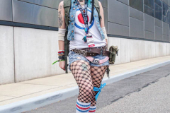 Fans go to the COMCON at the Javits center in Manhattan, NYC after a one year hiatus due to COVID. An estimated 100,000 attendees from all over the US and world have come to adorn their favorite characters and get up-to-date on their favorite COMCON interests. (C) Bianca Otero. October 09, 2021