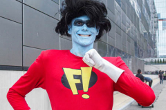 Fans go to the COMCON at the Javits center in Manhattan, NYC after a one year hiatus due to COVID. An estimated 100,000 attendees from all over the US and world have come to adorn their favorite characters and get up-to-date on their favorite COMCON interests. (C) Bianca Otero. October 09, 2021