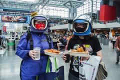 Fans go to the COMCON at the Javits center in Manhattan, NYC after a one year hiatus due to COVID. An estimated 100,000 attendees from all over the US and world have come to adorn their favorite characters and get up-to-date on their favorite COMCON interests. (C) Bianca Otero. October 09, 2021