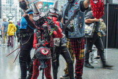 Fans go to the COMCON at the Javits center in Manhattan, NYC after a one year hiatus due to COVID. An estimated 100,000 attendees from all over the US and world have come to adorn their favorite characters and get up-to-date on their favorite COMCON interests. (C) Bianca Otero. October 09, 2021