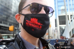 New York- Conde Nast works protest and rally about there contract in lower Manhattan