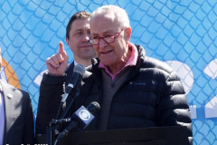 April 2, 2022  New York,  Coney Island Opening Day.for Luna Park Amusement rides Unofficial start to summer, kids and families enjoy the beautiful weather and enjoy the rides.
Senate Majority Leader Charles "Chuck" Schumer
