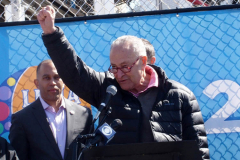 April 2, 2022  New York,  Coney Island Opening Day.for Luna Park Amusement rides Unofficial start to summer, kids and families enjoy the beautiful weather and enjoy the rides.
Senate Majority Leader Charles "Chuck" Schumer