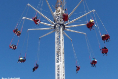 April 2, 2022  New York,  Coney Island Opening Day.for Luna Park Amusement rides Unofficial start to summer, kids and families enjoy the beautiful weather and enjoy the rides
