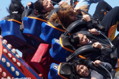 April 2, 2022  New York,  Coney Island Opening Day.for Luna Park Amusement rides Unofficial start to summer, kids and families enjoy the beautiful weather and enjoy the rides