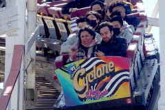 April 2, 2022  New York,  Coney Island Opening Day.for Luna Park Amusement rides Unofficial start to summer, kids and families enjoy the beautiful weather and enjoy the rides