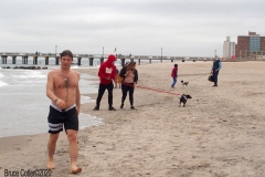The Coney Island Polar Bear Club is the oldest winter bathing club in the United States founded in 1903. They swim every Sunday November-April at 1 PM.