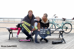 March 19, 2022  New York,  Coney Island
 Hands off Ukraine! /???? ????? ?? ???????!
 LGBTIQ  Russian - Speaking Americans group sponsored a march against Russia on the Coney Island Boardwalk." we are going to march in solidarity with Ukraine. We are going to show our position on the matter as a Ukrainian and Russian-speaking diaspora in New York. Today we are all Ukrainians. Glory to Ukraine!"