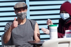 New York-  Pop up Covid Vaccine site set up in  the Brooklyn Cyclones minor league Baseball stadium parking lot in Coney Island.
Eligible New Yorkers received the Johnson and Johnson vaccine.The site was run by Walgreens pharmacy and you could have wither walked in to receive the vaccine or use the drive thru.