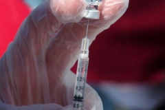 New York-  Pop up Covid Vaccine site set up in  the Brooklyn Cyclones minor league Baseball stadium parking lot in Coney Island.
Eligible New Yorkers received the Johnson and Johnson vaccine.The site was run by Walgreens pharmacy and you could have wither walked in to receive the vaccine or use the drive thru.