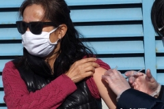 New York-  Pop up Covid Vaccine site set up in  the Brooklyn Cyclones minor league Baseball stadium parking lot in Coney Island.
Eligible New Yorkers received the Johnson and Johnson vaccine.The site was run by Walgreens pharmacy and you could have wither walked in to receive the vaccine or use the drive thru.