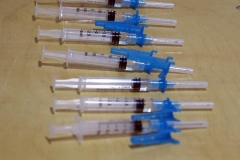 Johnson & Johnson's single-shot dose, for COVID-19 vaccinations at Penn Station in New York City. The pop-up site is part of a city-wide initiative to get more New Yorkers and tourists vaccinated. Those who receive the free vaccine, Johnson & Johnson's single-shot dose, will receive a free seven-day MetroCard pass. The walk-up vaccines will be offered at Penn Station, Grand Central Terminal, Broadway Junction, and other stations through 16 May.
