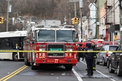 Saturday, March 06, 2021CIS InvestigationBroad StreetStaten Island, NYA child was struck by FDNY Ladder 77 shortly after 7:00 am this morning in front of 227  Broad Street in the Stapleton area of Staten Island.  NYPD called for a CIS team.  FDNY Safety was also on scene.  The child was taken to Richmond University Medical Center in critical condition.