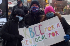 New York- Professional Staff Congress (PSC) had a Rally and March to protest the City University
of New York's budget process.  P.S.C.union president Barbara Bowen spoke at the rally as well as New York City politicians.