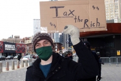 New York- Professional Staff Congress (PSC) had a Rally and March to protest the City University
of New York's budget process.  P.S.C.union president Barbara Bowen spoke at the rally as well as New York City politicians.