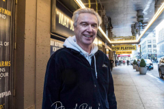 Following A Bike Ride Down Broadway,
Senator Chuck Schumer and David Byrne, Actor/Musician and star of "American Utopia" on Broadway Celebrate the Return of Live Music and Broadway on 08 Nov 2021