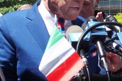 New York, New York, USA: Celebrity talk show host, comedian and Saturday Night Live (SNL) alum Joe Piscopo led the heads of eight Italian-American community organizations to call on Mayor Bill de Blasio and Chancellor of New York's Board of Education Meisha Ross Porter to restore Columbus Day permanently in New York City schools. Piscopo, along with the leaders of the eight Italian-American groups, including the Columbus Citizens Foundation, demand that Mayor de Blasio "Drop the Hate! Seek the Truth" and protect Columbus Day and Italian Heritage to maintain New York's Gorgeous Mosaic