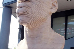 George Floyd verdict rally held in front of his statue in Brooklyn N.Y. The Reverend Al Sharpton's daughters Ashley and Dominque
were there when the judge announced the sentence of 22 and half years for Derrick Chauvin in George Floyd's murder.