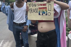 Angry LGBTQ protesters and their supporters hold a demonstration outside of Chelsea Piers in NYC, to protest Ron DeSantis's appearance at the Tikvah Funds Jewish Leadership Conference. Chelsea Piers has a long gay rights history and the fact that June is Pride Month is further agitating protesters. DeSantis has recently signed the "Don't Say Gay"bill...
Photo By Diane L. Cohen