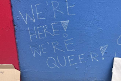 Angry LGBTQ protesters and their supporters hold a demonstration outside of Chelsea Piers in NYC, to protest Ron DeSantis's appearance at the Tikvah Funds Jewish Leadership Conference. Chelsea Piers has a long gay rights history and the fact that June is Pride Month is further agitating protesters. DeSantis has recently signed the "Don't Say Gay"bill...
Photo By Diane L. Cohen