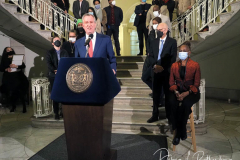 Bill de Blasio' thanks his staff on his final day as Mayor, New York, USA - 30 Dec 2021