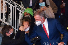 Bill de Blasio thanks his staff on his final day as Mayor, New York, USA - 30 Dec 2021