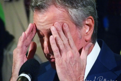 Bill de Blasio thanks his staff on his final day as Mayor, New York, USA - 30 Dec 2021