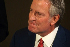 December30, 2021  New York , New York City  Mayor Bill de Blasio and First Lady McCray  commemorate their final day at City Hall