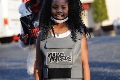 DMX's daughter waves to fans during DMX funeral at Christian Cultural Center.