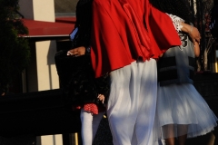 DMX's daughter waves to fans during DMX funeral at Christian Cultural Center.