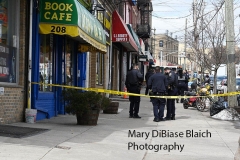 Shooting
Thursday, March 04, 2021
194 Bay Street
Police from the 120 PCT in Staten Island investigate a shooting of a man at 194 Bay Street in the Stapleton section of Staten Island shortly before noon on Thursday.  The man was taken to Richmond University Medical Center where he later died of his injuries.  The location is just a few feet from where Eric Garner died.
