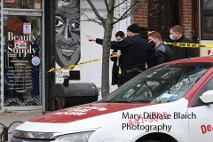 Shooting
Thursday, March 04, 2021
194 Bay Street
Police from the 120 PCT in Staten Island investigate a shooting of a man at 194 Bay Street in the Stapleton section of Staten Island shortly before noon on Thursday.  The man was taken to Richmond University Medical Center where he later died of his injuries.  The location is just a few feet from where Eric Garner died.