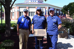 Monday, September 27, 2021
USCG Sector New York
Staten Island, NY
Photographs by
Mary DiBiase Blaich

United States Coast Guard Sector New York paid tribute today to Douglas Munro, Medal of Honor Recipient, who saved US Marines in World War Two.  He is the only Coast Guard members ever to receive the award. September 27, 1942 is the date he died in action at Guadalcanal.  Attending the remembrance were Sector New York Commander Captain Zeita Merchant; Command Master Chief Robert Riemer; Chaplain Keith Connors; Marine Corp League Staten Island Commandant; and New York Council Navy League representatives.