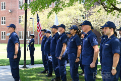 Monday, September 27, 2021
USCG Sector New York
Staten Island, NY
Photographs by
Mary DiBiase Blaich

United States Coast Guard Sector New York paid tribute today to Douglas Munro, Medal of Honor Recipient, who saved US Marines in World War Two.  He is the only Coast Guard members ever to receive the award. September 27, 1942 is the date he died in action at Guadalcanal.  Attending the remembrance were Sector New York Commander Captain Zeita Merchant; Command Master Chief Robert Riemer; Chaplain Keith Connors; Marine Corp League Staten Island Commandant; and New York Council Navy League representatives.