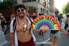 June 25 2022  NEW YORK  
30th Dyke March  held the day before the big New York City Pride Parade