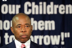 NYC Mayor Eric Adams holds a roundtable on gun violence at Our Children’s Foundation in Harlem, New York City on 02 Jan 2022