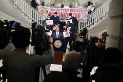 2.11.22- Mayor Eric Adams Delivers speech about new taxi drive rights 
(C) Steve Sands/ New York Newswire