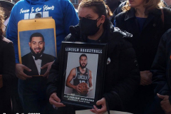 March 25, 2022  New York, New York city Eric Adams holds a Press Conference on traffic safety. Department of 
Transportation Commissioner Ydanis  Rodriguez  was in attendance as well the family of Isaiah Benloss who lost his life when a  speeding car went thru a red light and struck him and killed him.