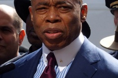 March 25, 2022  New York, New York city Eric Adams holds a Press Conference on traffic safety. Department of 
Transportation Commissioner Ydanis  Rodriguez  was in attendance as well the family of Isaiah Benloss who lost his life when a  speeding car went thru a red light and struck him and killed him.